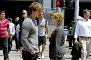 Skyler Samuels and Benjamin Stone in THE NINE LIVES OF CHLOE KING - Season 1 - "All Apologies" | ©2011 ABC Family/Phil Bray
