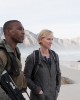 Ashley Walters and Hermione Norris in OUTCASTS - Series 1 - Episode 5 | ©2010 Kudos/BBC