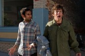 Aziz Ansari and Jesse Eisenberg in 30 MINUTES OR LESS | ©2011 Sony Pictures
