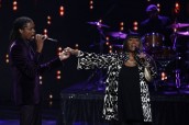 Landau Eugene Murphy, Jr. and Patti LaBelle perform on AMERICA'S GOT TALENT - Season 6 - "Final Four Results Show" | ©2011 NBC/Trae Patton