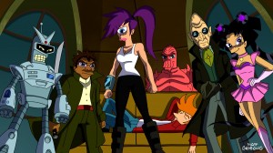 The Planet Express gang gets Anime-ted in FUTURAMA - Season 6B - "Reincarnation" | Futurama TM and ©2011 Twentieth Century Fox Film Corp. All Rights Reserved