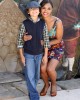 Sharon Leal and son Kal at the Los Angeles Premiere of PUSS IN BOOTS | ©2011 Sue Schneider