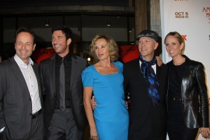 John Landgraf, Dylan McDermott,Jessica Lange, Ryan Murphy and Dana Walden at the Premiere Screening of FX's AMERICAN HORROR STORY | ©2011 Sue Schneider