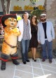 Antonio Banderas, Salma Hayek, Zach Galifianakis, and Puss In Boots at the Los Angeles Premiere of PUSS IN BOOTS | ©2011 Sue Schneider