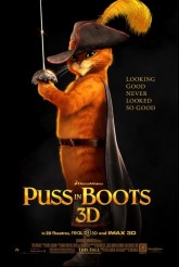 PUSS IN BOOTS movie poster | ©2011 Dreamworks Animation/Paramount Pictures