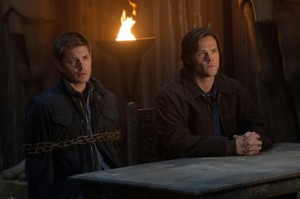 Jensen Ackles and Jared Padalecki in SUPERNATURAL - Season 7 - "Defending Your Life" | ©2011 The CW/Jack Rowand