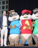 Jason Lee, Simon, Alvin and Theodore at the ALVIN AND THE CHIPMUNKS HAND & FOOTPRINT CEREMONY | ©2011 Sue Schneider