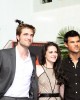 Robert Pattinson, Kristen Stewart and Taylor Lautner at the TWILIGHT TRIO HANDPRINT AND FOOTPRINT CEREMONY | ©2011 Sue Schneider