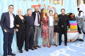 Cast Shot L - R Hank Azaria, Alecia Moore (Pink), Robin Williams, Common, Sofia Vergara, Elijah Wood, E.G. Daily, Anthony LaPaglia, Lovelace and Mumble at the World Premiere of HAPPY FEET TWO | ©2011 Sue Schneider