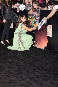 Nikki Reed signs autographs at the World Premiere of THE TWILIGHT SAGA: BREAKING DAWN - PART 1 | ©2011 Sue Schneider