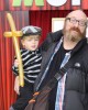 Brian Posehn and son at the World Premiere of Disney's THE MUPPETS | ©2011 Sue Schneider