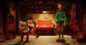 Grandsanta and Arthur in ARTHUR CHRISTMAS | ©2011 Sony Pictures Animation/Aardman Animation