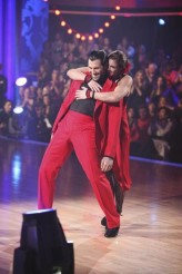 Maksim Chmerkovskiy and Hope Solo on DANCING WITH THE STARS - Season 13 - Week 9 | ©2011 ABC/Adam Taylor