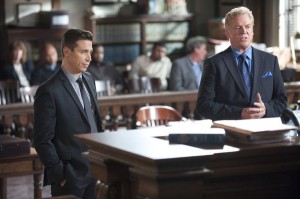 Erik Palladino and Christopher McDonald in HARRY'S LAW - Season 2 - "Insanity" | ©2011 NBC/Lewis Jacobs