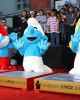 Papa Smurf, Clumsy, Smurfette show hands at THE SMURFS Hand and Footprint Ceremony | ©2011 Sue Schneider