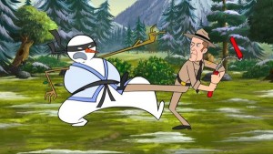 Animation takes over the EUREKA world for the Season 4 Christmas episode - "Do You See What I See?" | ©2011 Syfy