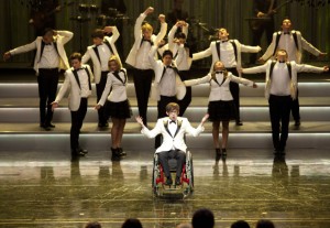 New Directions performs during Sectionals in GLEE - Season 3 - "Hold On To Sixteen" | ©2011 Fox/Adam Rose