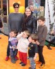 Cat Cora and partner Jennifer Cora and kids at the World Premiere of DR. SEUSS' THE LORAX | ©2012 Sue Schneider