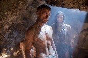 Liam McIntyre and Katrina Law in SPARTACUS: VENGEANCE | ©2012 Starz