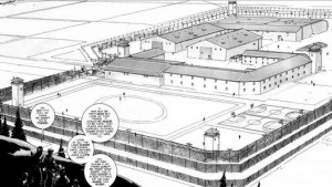 The prison in THE WALKING DEAD | ©2011 Image Comics
