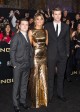 Josh Hutcherson, Jennifer Lawrence, Liam Hemsworth at the World Premiere of THE HUNGER GAMES | ©2012 Sue Schneider