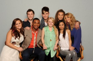 Skylar Laine, Phillip Phillips, Colton Dixon, DeAndre Brackensick, Elise Testone, Jessica Sanchez, Hollie Cavanagh and Joshua Ledet are the Top 8 on AMERICAN IDOL - Season 11 | ©2012 Fox/Frank Micelotta