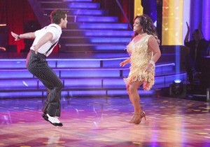 Val Chmerkobskiy and Sherri Shepherd in DANCING WITH THE STARS - Season 14 - "Week 2" | ©2012 ABC/Adam Taylor
