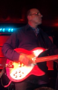 Paul Collins performs with Peter Case on March 7, 2012 at the Echo in Los Angeles, CA