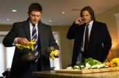 Jensen Ackles and Jared Padalecki in SUPERNATURAL - Season 7 - "Out With The Old" | ©2012 The CW/Jack Rowand