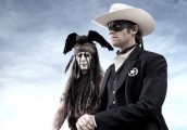 Armie Hammer and Johnny Depp in THE LONE RANGER | ©2012 The Walt Disney Company/Peter Mountain
