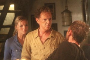 Eloise Mumford, Bruce Greenwood and Joe Anderson in THE RIVER - Season 1 - "Row, Row, Row Your Boat" | ©2012 ABC/Mario Perez