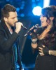 Brian Fuente and Jordis Unga fight it out on THE VOICE - Season 2 - "Let The Battle Rounds Begin" | ©2012 NBC/Lewis Jacobs