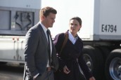 David Boreanaz and Emily Deschanel in BONES - Season 7 - "The Bump in the Road" | ©2012 Fox/Patrick McElhenney