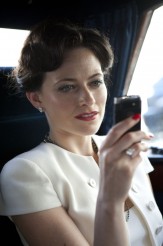 Lara Pulver as Irene Adler in Sherlock on the BBC | (c) 2012 BBC