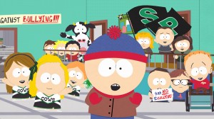 Stan directs a video about bullying in SOUTH PARK - Season 16 - "Butterballs" | ©2012 Comedy Central
