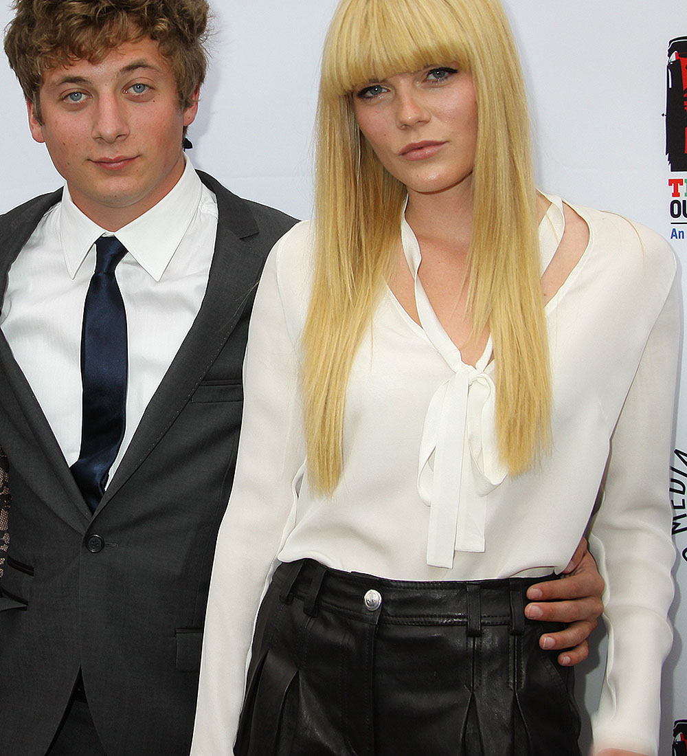 Jeremy Allen White and Emma Greenwell at the TELEVISION OUT OF THE BOX exhibit celebrates