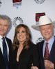 Patrick Duffy, Linda Gray, Larry Hagman at the TELEVISION: OUT OF THE BOX exhibit celebrates Warner Bros. Television Group | ©2012 Sue Schneider