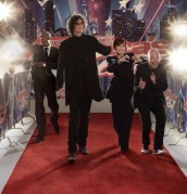 Nick Cannon, Howard Stern, Sharon Osbourne and Howie Mandel on AMERICA'S GOT TALENT - Season 7 | ©2012 NBC/Mark Seliger