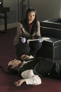 Ed F. Martin and Tamala Jones in CASTLE - Season 4 - "An Embarrassment of Bitches" | ©2012 ABC/Karen Neal