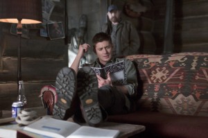 Jensen Ackles and Jim Beaver in SUPERNATURAL - Season 7 - "There Will Be Blood" | ©2012 The CW/Jeff Weddell
