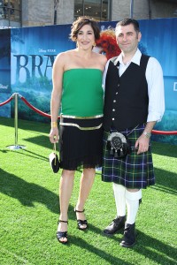 Katherine Sarafian and husband Meher Gourjian at the World Premiere of BRAVE and the Grand Opening of the Dolby Theatre, part of the 2012 Los Angeles Film Festival | ©2012 Sue Schneider