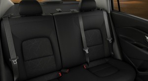The roomy backseats for the 2012 KIA RIO 5-DOOR SX | ©2012 KIA