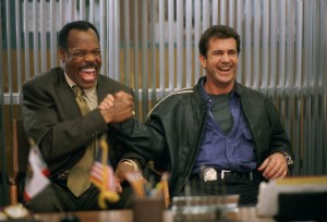 Danny Glover and Mel Gibson in LETHAL WEAPON 4 | ©2012 Warner Home Video