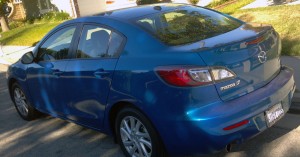 ASSIGNMENT X view of the exterior of the 2012 MAZDA3 FOUR-DOOR | ©2012 Assignment X