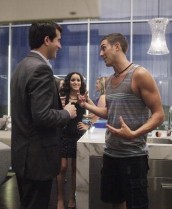 A scene with Apollo, Alex, Holly and Jacob from the premiere episode of THE GLASS HOUSE - Season 1 | ©2012 Nicole Wilder/ABC