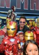 Robert Downey Jr. poses with fans at the Marvel Studios booth during Comic-Con 2012 in San Diego on July 14, 2012 | ©2012 Alberto E. Rodriguez/WireImage