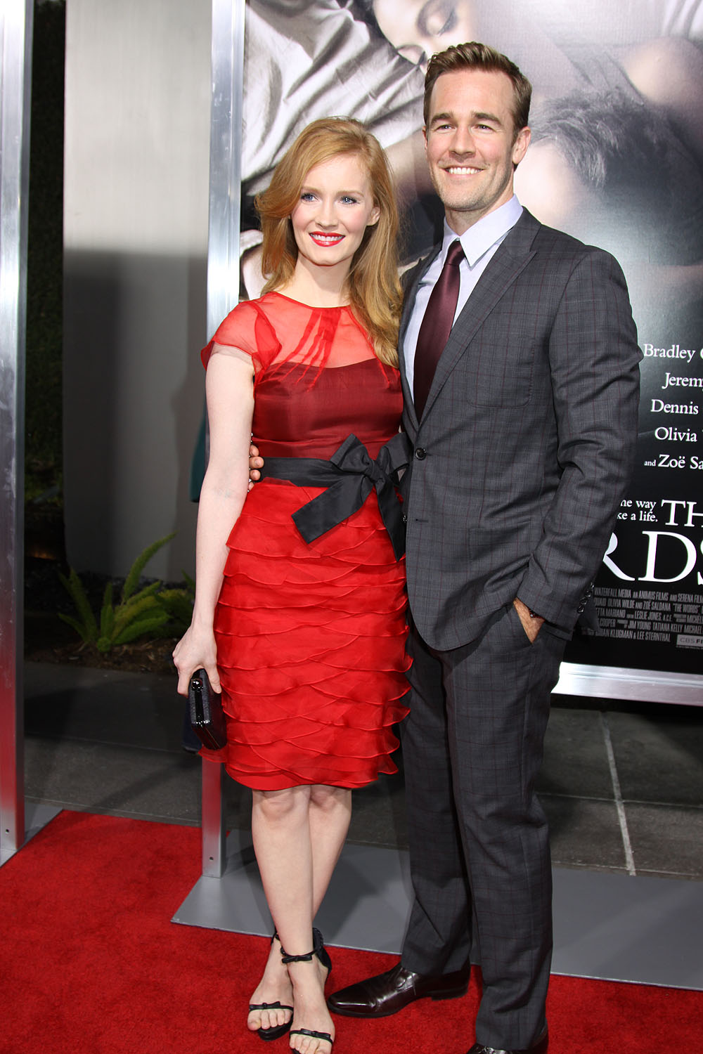 James Van Der Beek and wife Kimberly Van Der Beek at the premiere of
