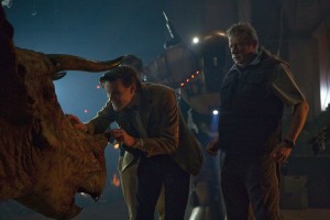 Matt Smith and Mark Williams in DOCTOR WHO - Series 7 - "Dinosaurs on a Spaceship" | ©2012 BBC America Matt Smith and Mark Williams in DOCTOR WHO - Series 7 - "Dinosaurs on a Spaceship" | ©2012 BBC America