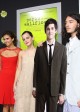 Nina Dobrev, Emma Watson, Ezra Miller and Logan Lerman cardboard figure at the premiere of THE PERKS OF BEING A WALLFLOWER | ©2012 Sue Schneider