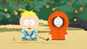 Butters and Kenny in Hawaii in SOUTH PARK - Season 16 - "Going Native" | ©2012 Comedy Central
